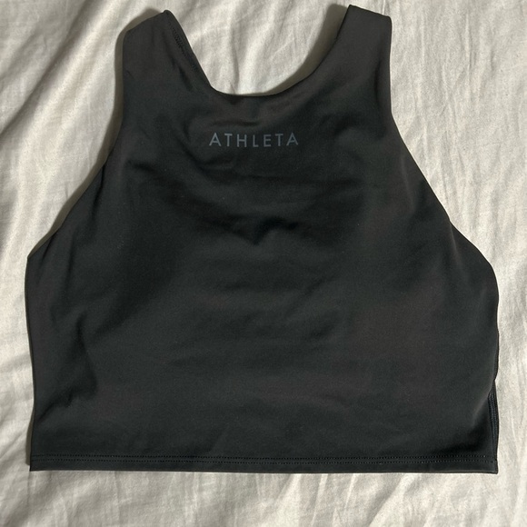 Athleta Tops - Athleta Conscious Crop Black Tank Size S